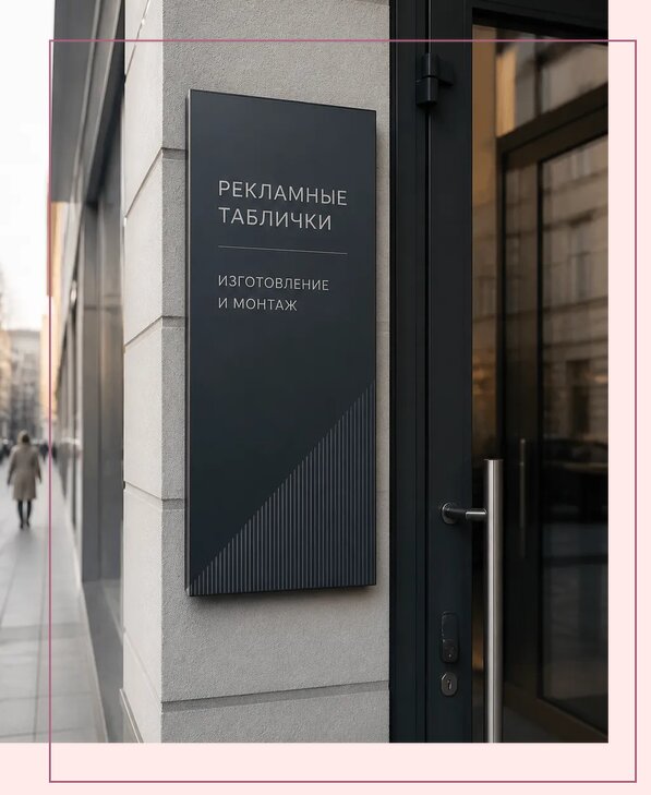 Рекламные таблички в Назрани по цене от 4622 р. | Аванза-Нзр