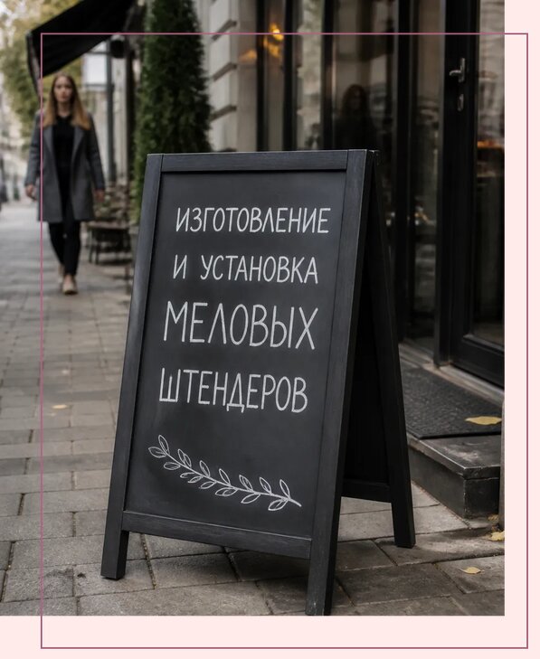 Меловые штендеры в Назрани по цене от 6677 р. | Аванза-Нзр